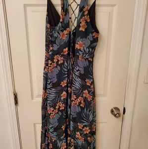 Low Cut Floral Maxi Dress Charlotte Russe